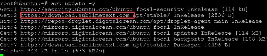 Updating the system’s package list