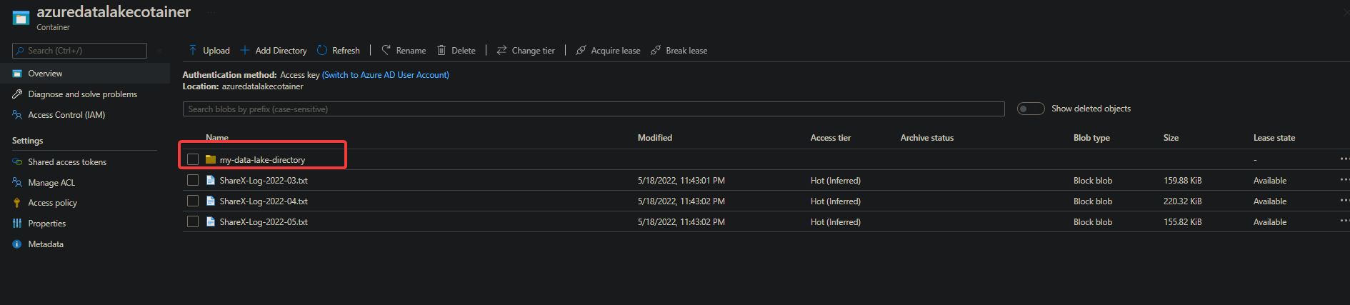 Verifying Newly-created Directory