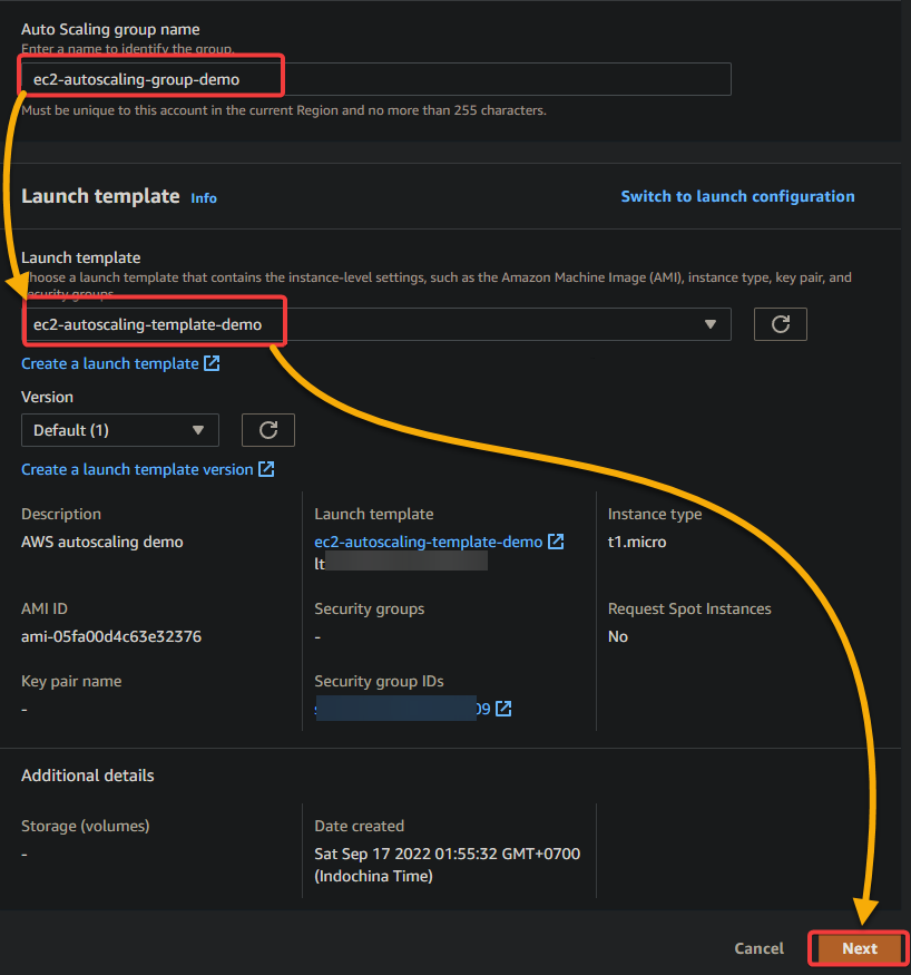 Naming the AWS EC2 Auto Scaling group