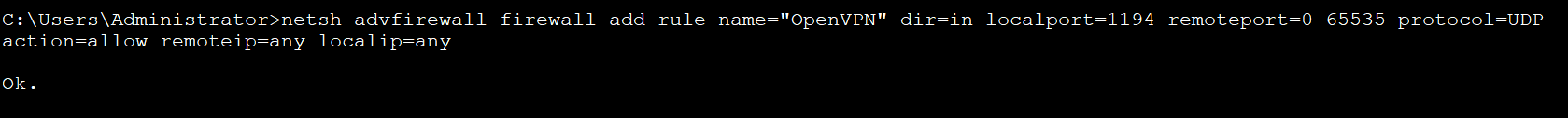 Configuring your Windows Firewall Rules