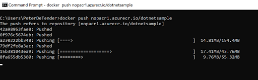 Pushing Docker image to ACR