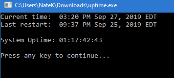 Uptime tool