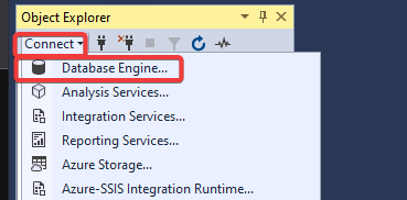 Connecting database engine.