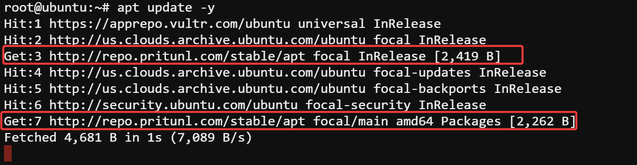 Updating the package index