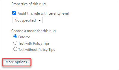 Click more options