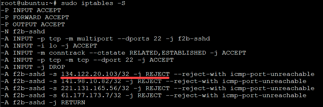 Checking additional firewall rules