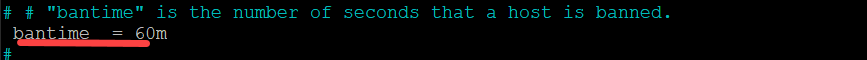 Setting a ban duration