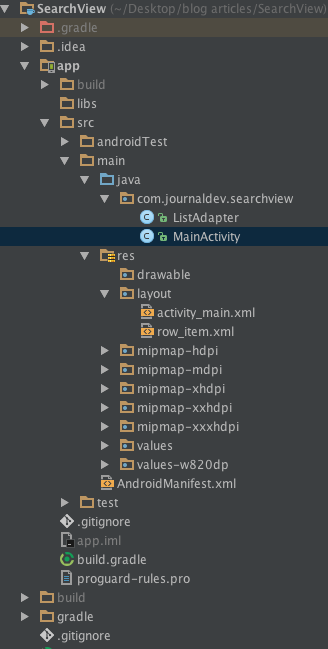 android search view, android SearchView, android SearchView Example