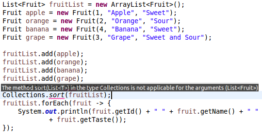 Java Collections sort() – techsyncer