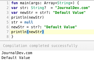 kotlin interview questions null safety elvis operator