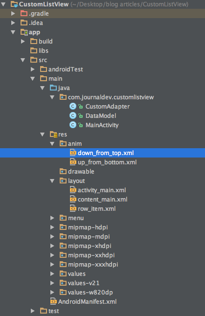 android custom listview example, custom adapter in android