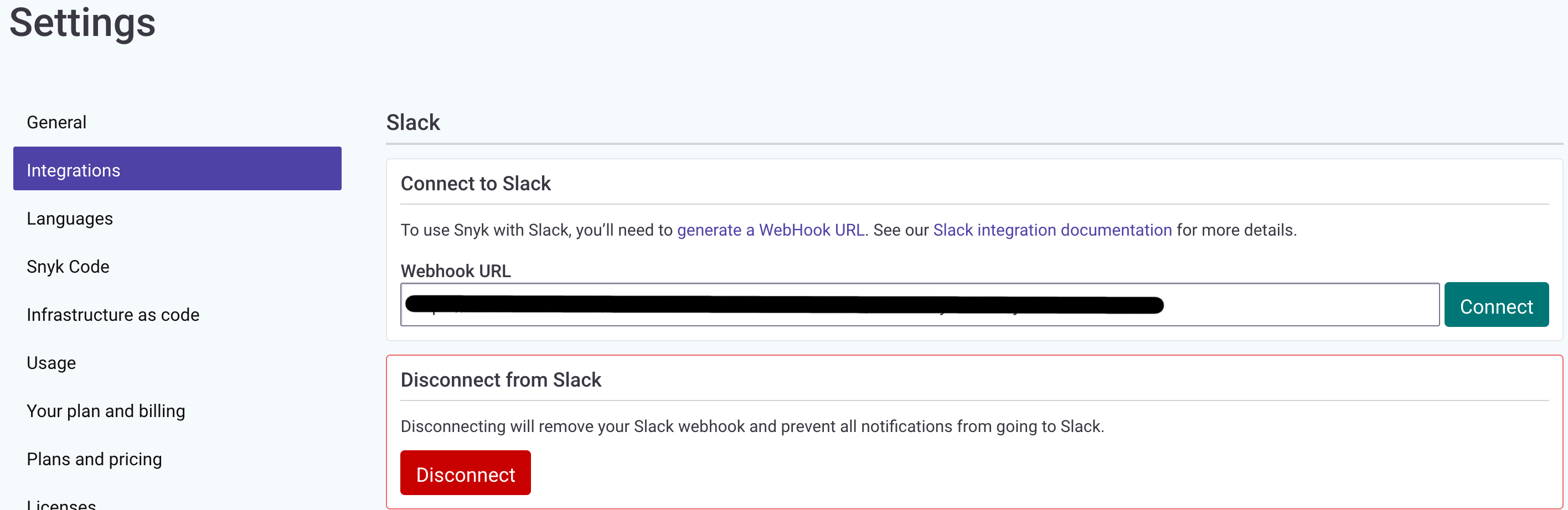 Snyk Slack Integration