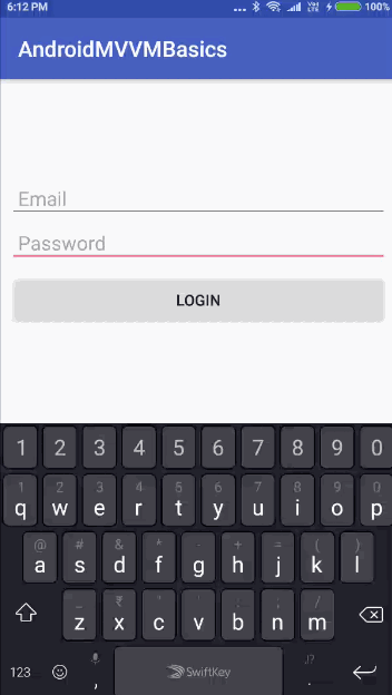 android mvvm data binding demo