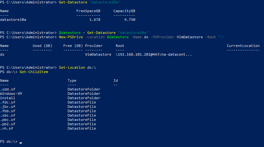 Preparing to copy files from an ESXi host