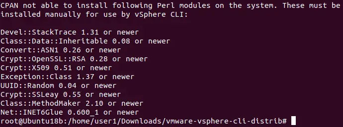 Some modules must be installed manually
