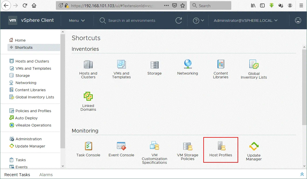 Using VMware Host Profiles to reset the ESXi password.