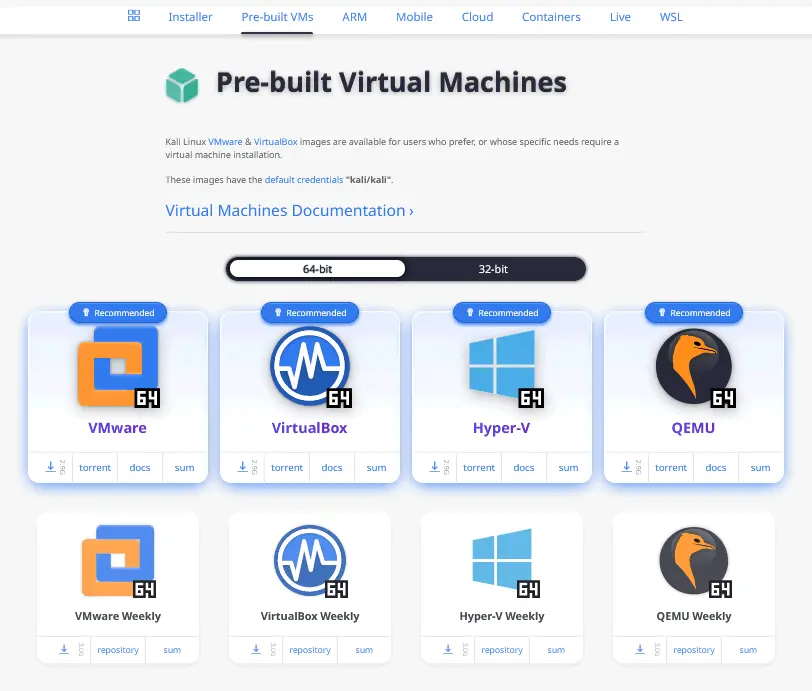 How to install Kali Linux on VirtualBox by using an OVA VM template
