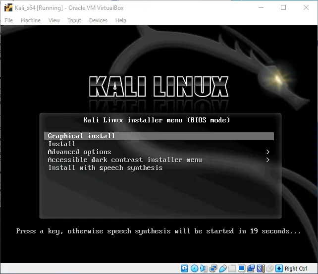 Select Graphical install