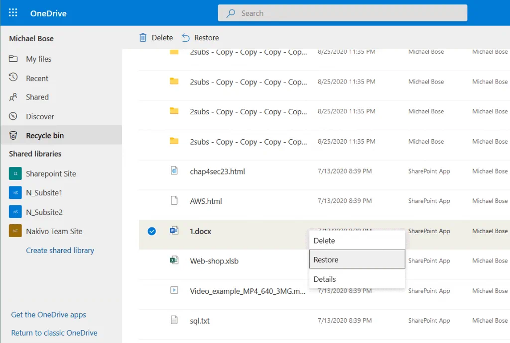 How-to-recover-permanently-deleted-files-from-OneDrive-by-using-the-Second-stage-recycle-bin