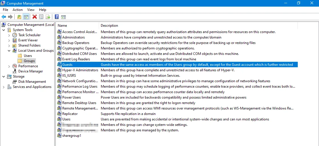 How to add guest on Windows 10 (this feature is disabled)