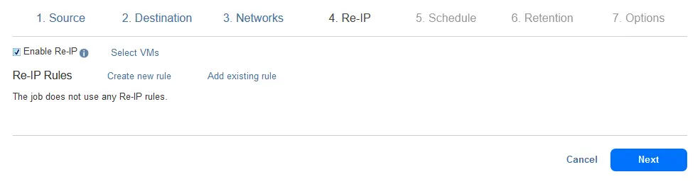 Configuring Re-IP