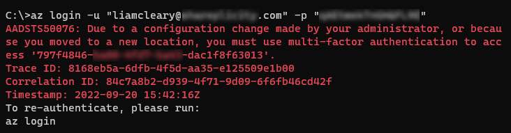 The az login command lets you connect to an Azure tenant