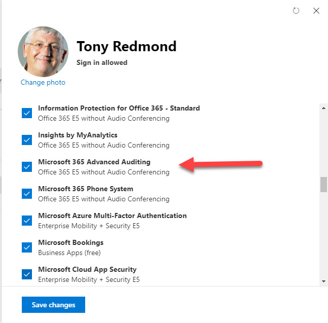 Advanced Auditing License