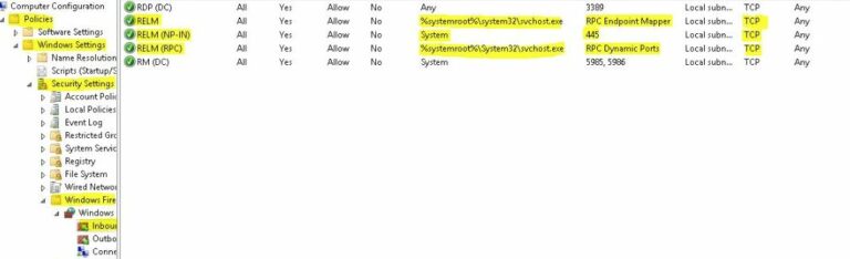 Create Active Directory Logon Reports with PowerShell. gpo change firewall settings