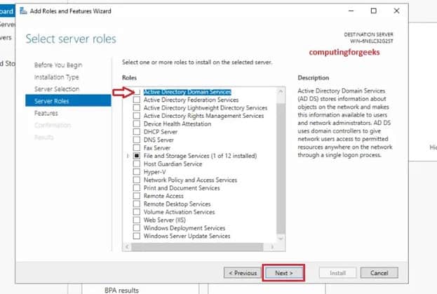 How to Setup Active Directory on Windows Server 2022