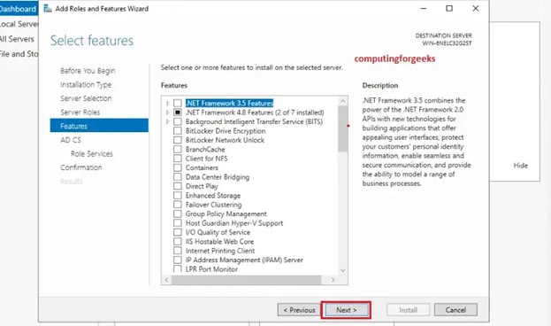 Steps of setting up Active Directory