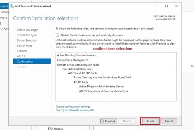 Steps of setting up Active Directory