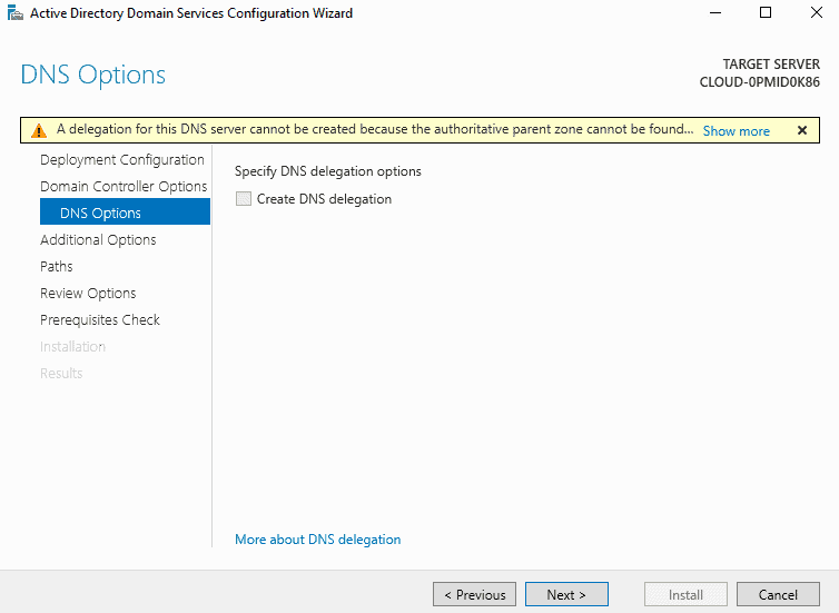 How to Setup Active Directory on Windows Server 2022. DNS options