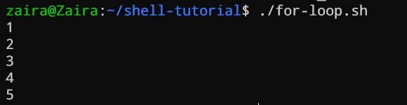 Looping from 1 to 10 using 