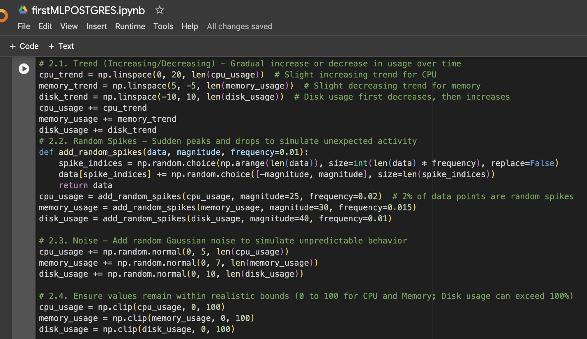 Adding more variation to the data