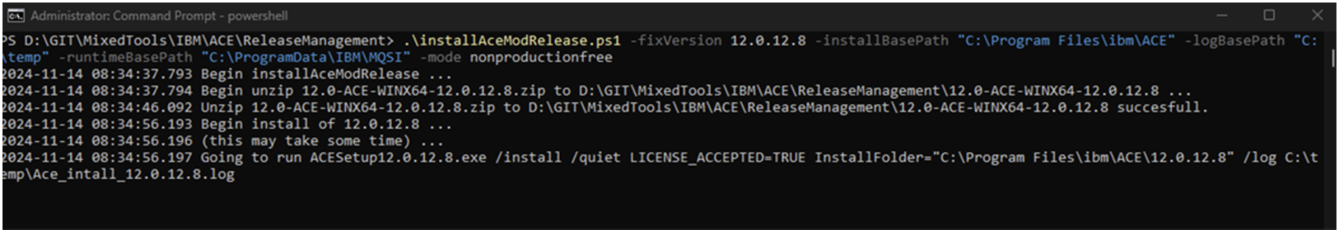 installAceModRelease.ps1 simplifies installing a new mod release