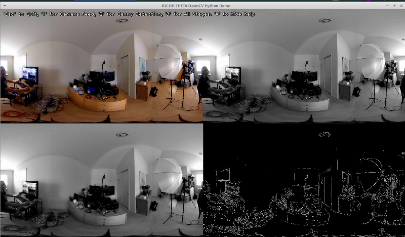 360 video with OpenCV